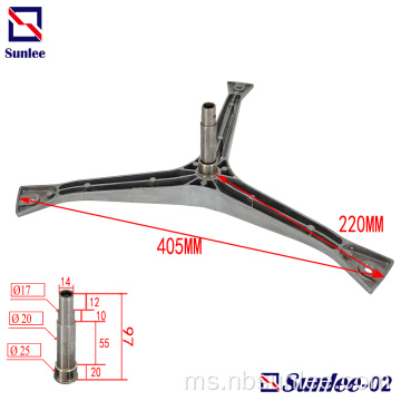 Mesin basuh muatan depan Aluminium Drum Spider